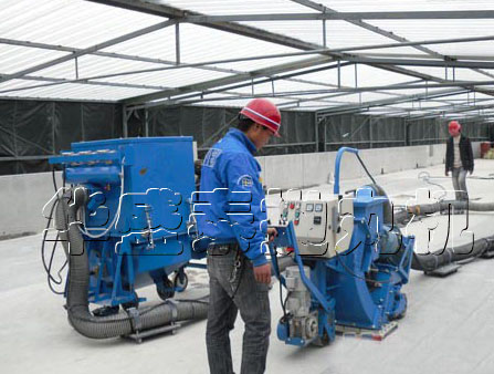 路面拋丸機現場