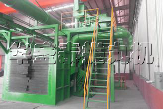 拋丸機清理發動機缸體的彈丸回收裝置的介紹