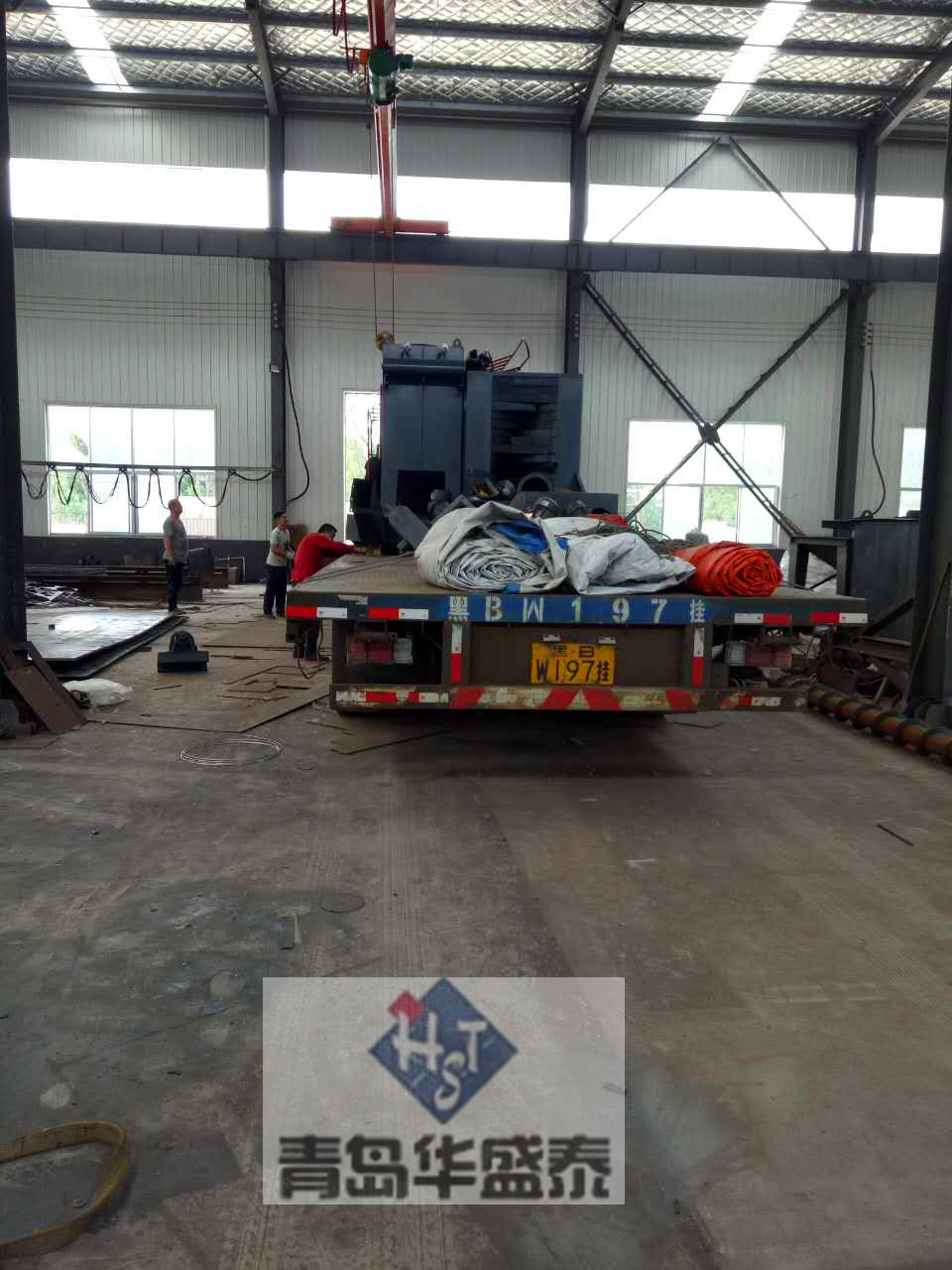 發(fā)往牡丹江698通過(guò)式拋丸機(jī)以發(fā)貨圖