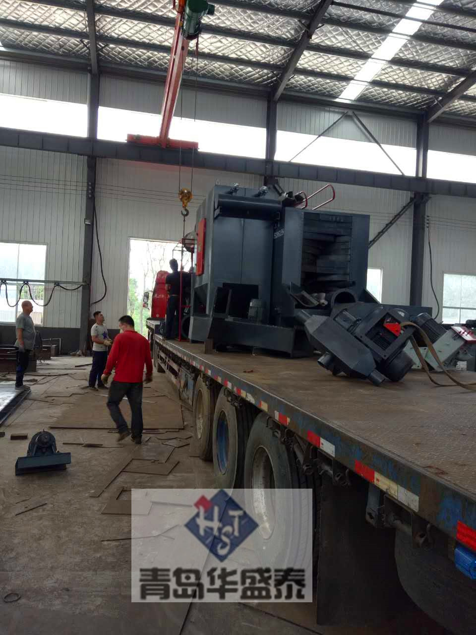 發(fā)往牡丹江698通過(guò)式拋丸機(jī)以發(fā)貨圖