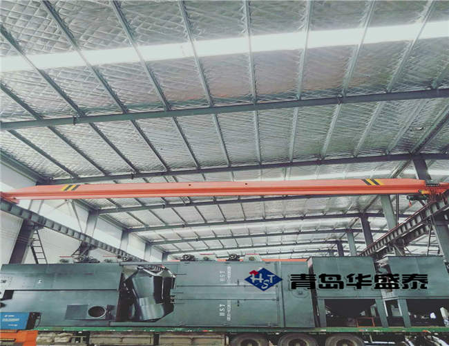 QH3750拋丸機倆臺發(fā)貨山東臨沂