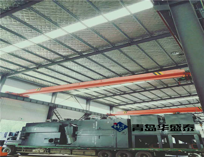 QH3750拋丸機倆臺發(fā)貨山東臨沂