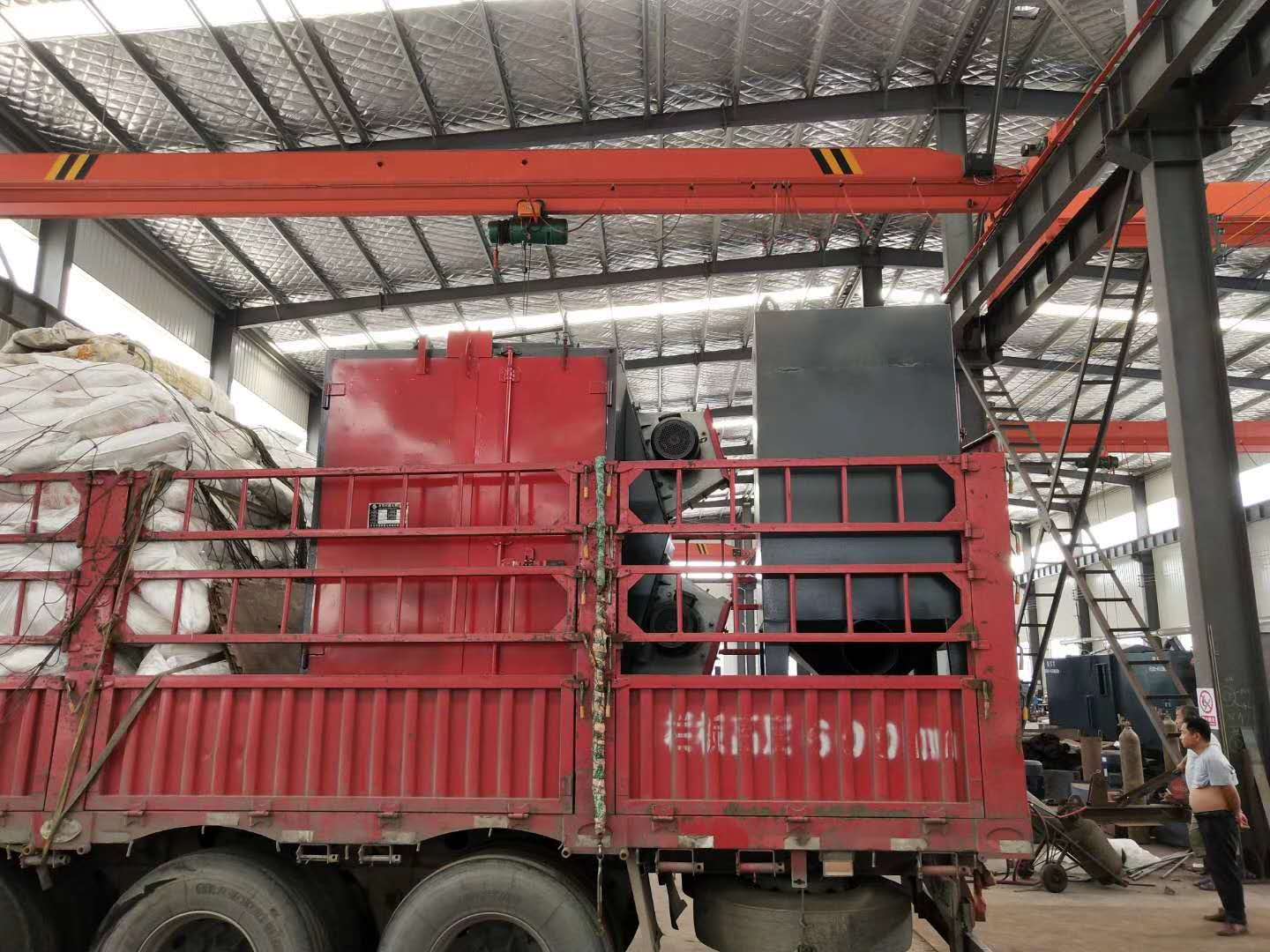 q376吊鉤式拋丸機發往福建