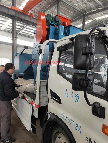 山東青島萊西市履帶式拋丸機Q326發貨