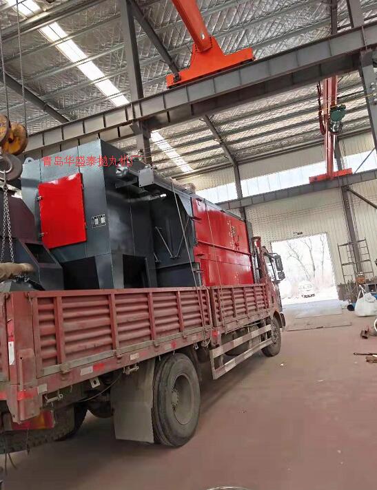 3720雙吊鉤式拋丸機發往山東省萊州市孫總