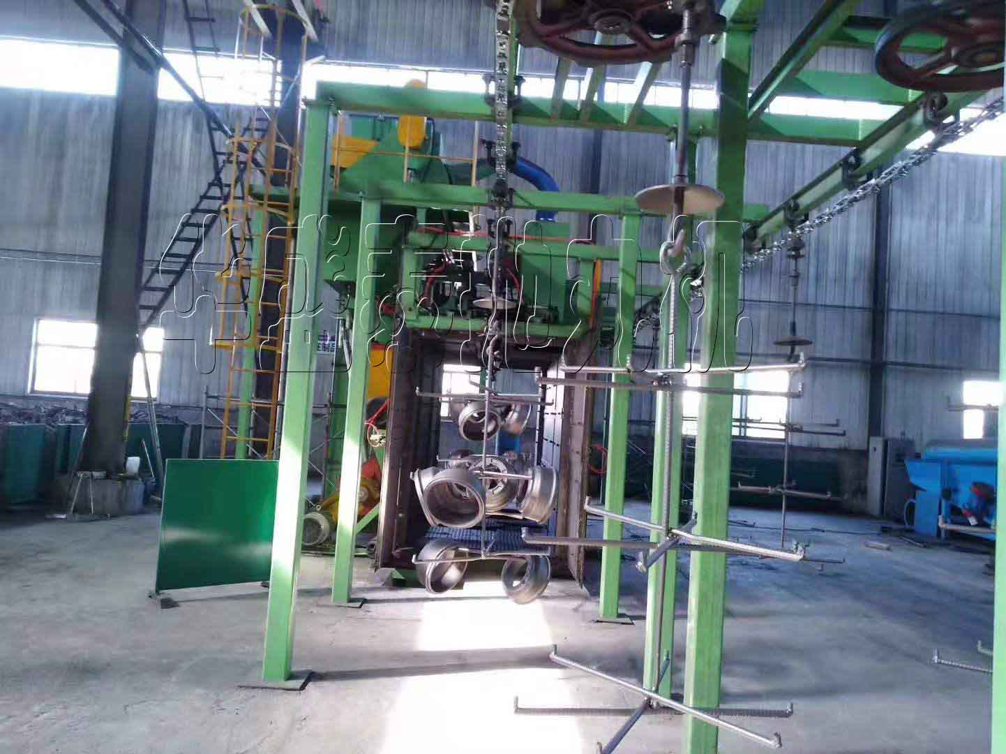 hst384多工位吊鏈式拋丸機有什么優(yōu)勢，大家來說說