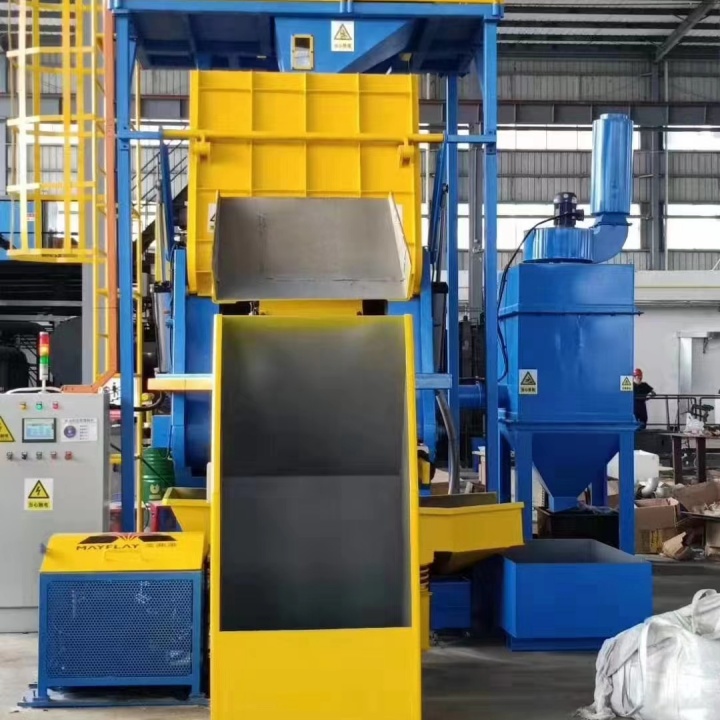 工程機(jī)械拋丸除銹機(jī)_拋丸除銹機(jī)工作視頻_除銹拋丸機(jī)工作原理