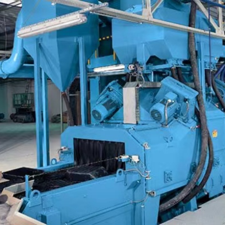 拋丸機砂丸_外殼發動機拋丸砂機打磨方法_發動機外殼拋丸打砂機