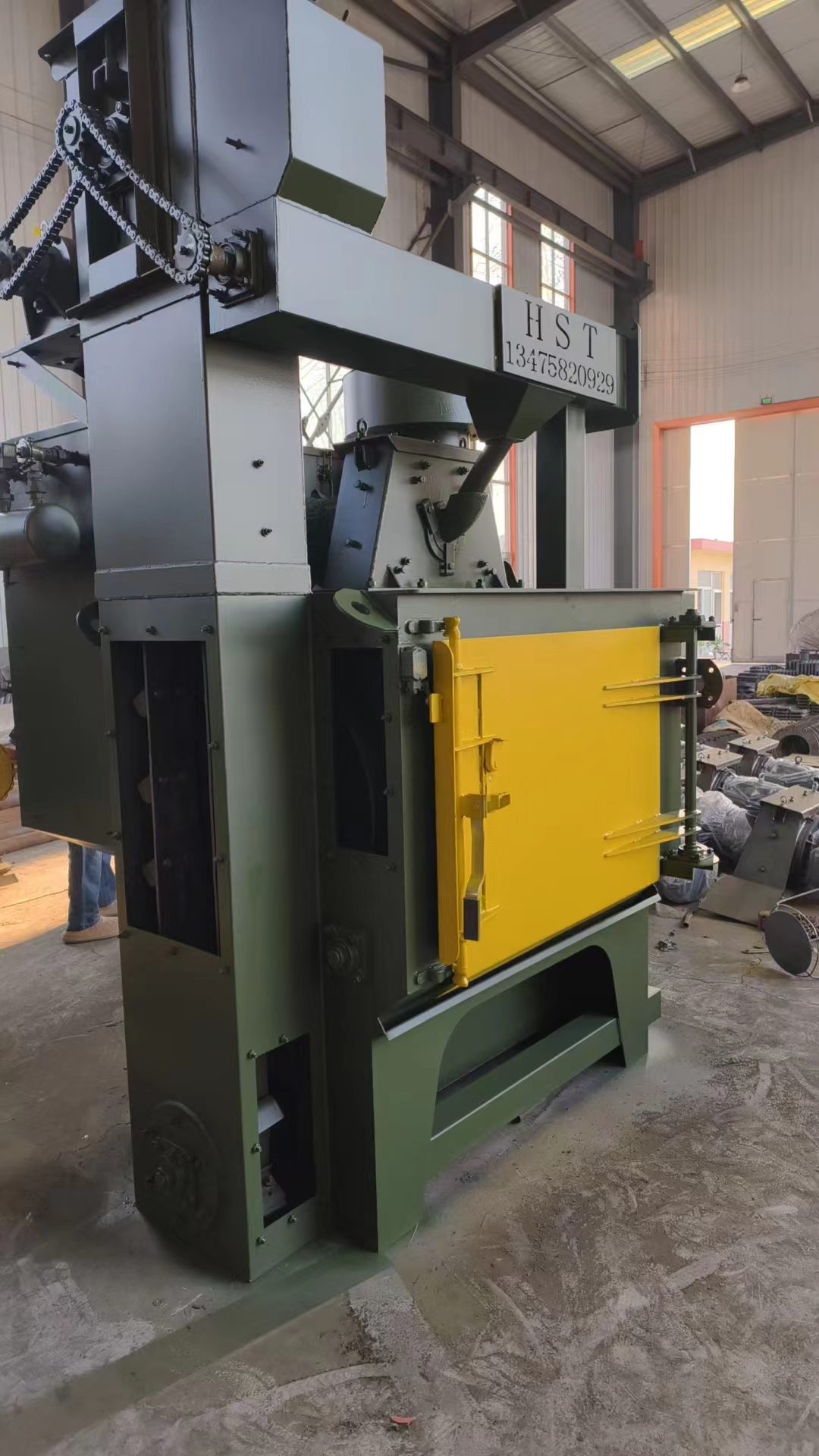 鋼管拋丸除銹機_鋼管除銹拋丸機器_鋼管除銹拋丸機圖片